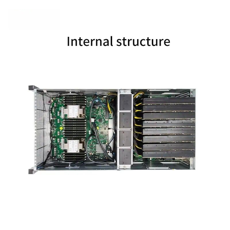 Server Gpu Chassis 4U - هيكل خادم 4U GPU لمعالجات Xeon