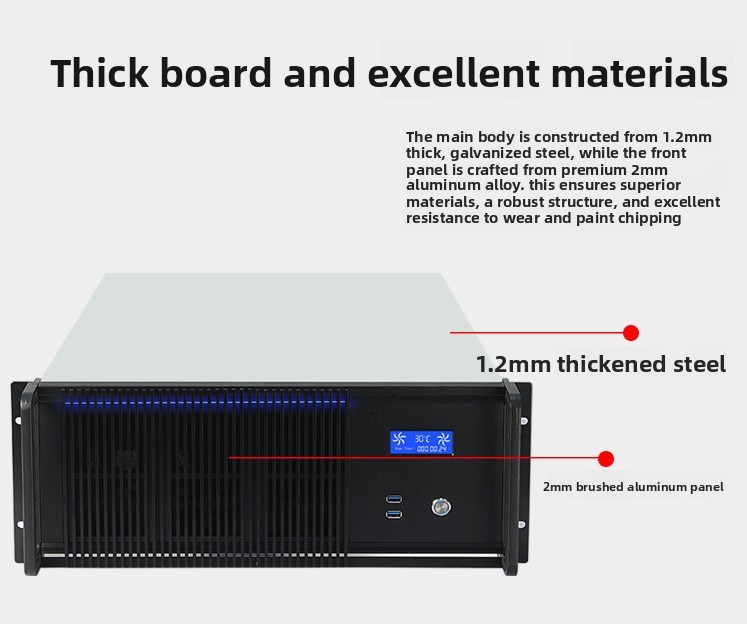 لشاسيه خادم 4U متعدد القنوات G - مراجعة Server Gpu Chassis 4U وسعره
