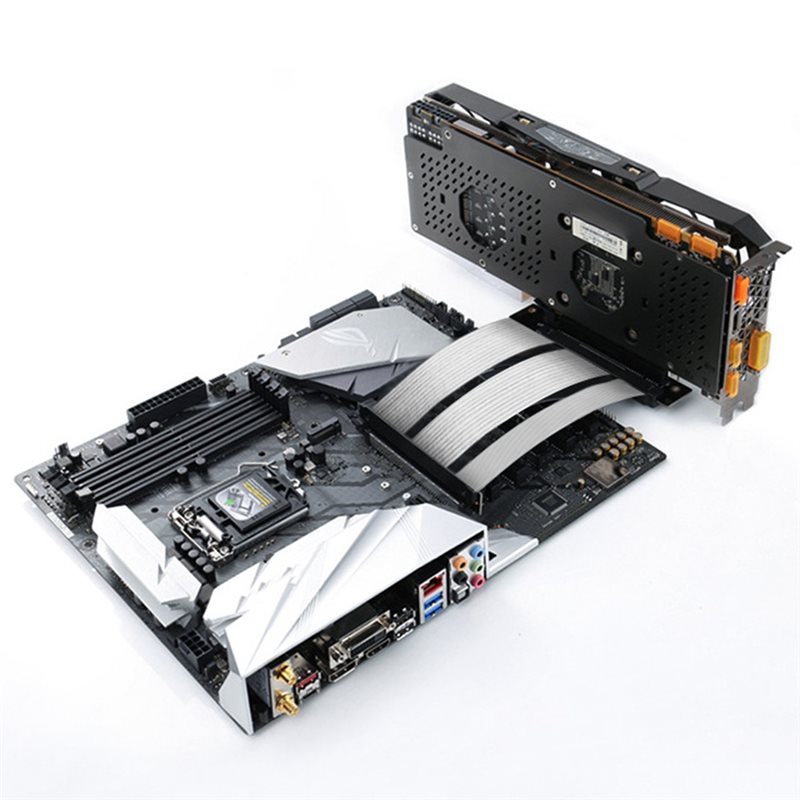 كابل تمديد عمودي فعال لبطاقة R - مراجعة Pcie 5.0 Gpu Riser Cable وسعره