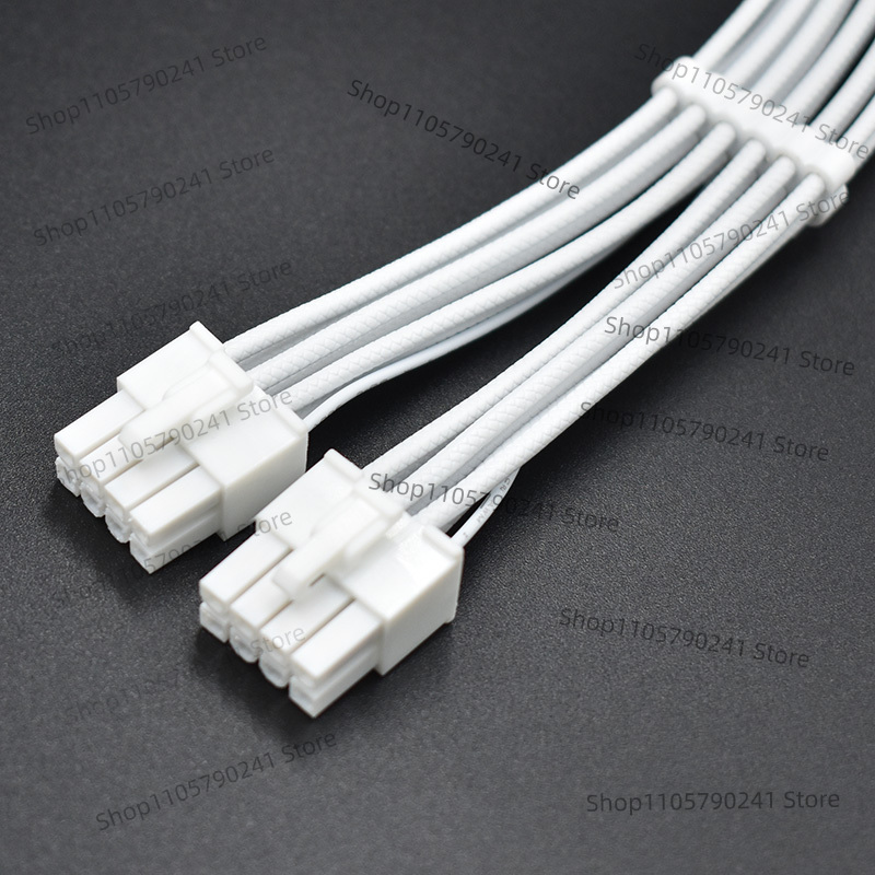كابل أبيض بنمط مضفر 16AWG لـ C - مراجعة Dual 8Pin To 16Pin 12Vhpwr Cable وسعره