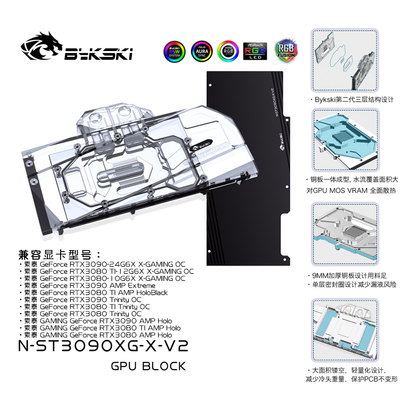 Bykski المياه كتلة استخدام ل Z - مراجعة Rtx 4090 Water Block وسعره